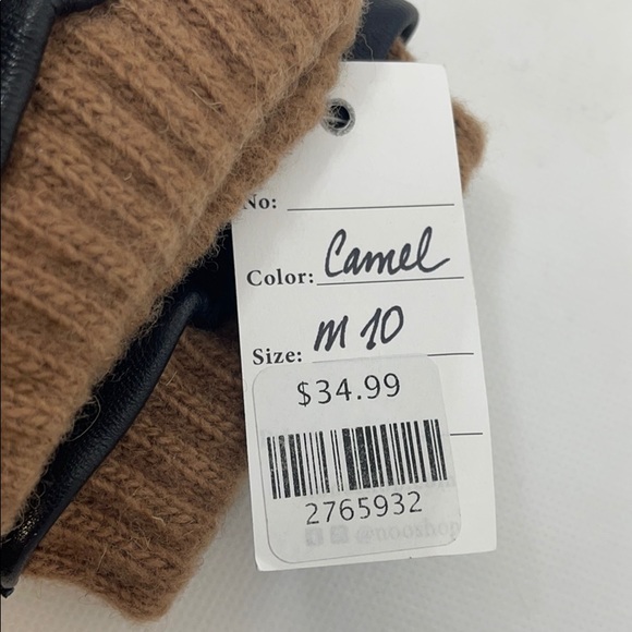 Noos Shop Goat Leather Gloves Lined w/ Camel Wool - Picture 5 of 5